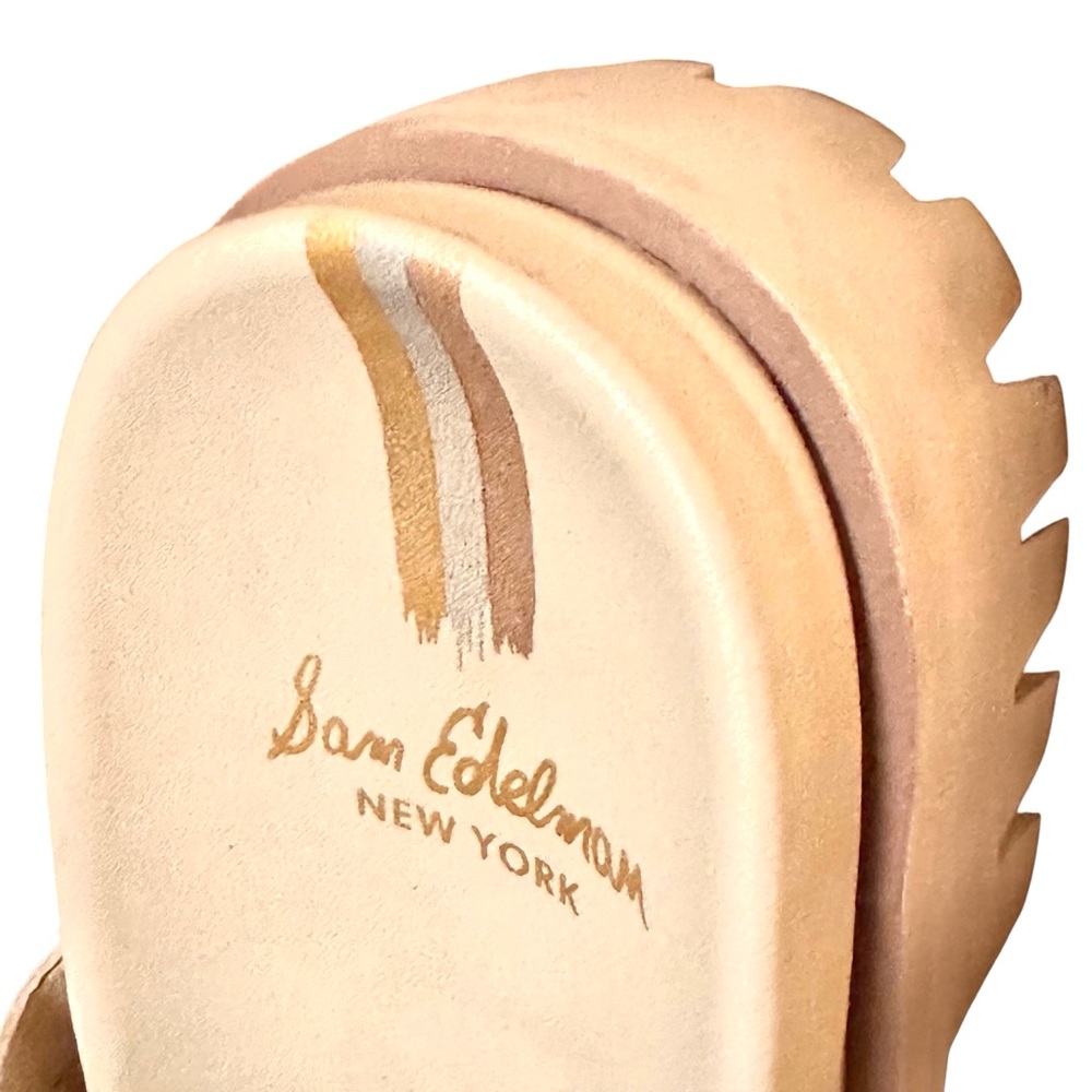 Sam Edelman Leather Slides Eliana White Adjustable Lug Sole Women’s Size 8.5 US - Picture 5 of 10